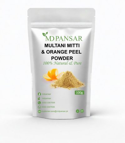 md pansar multani mitti & orange peel powder